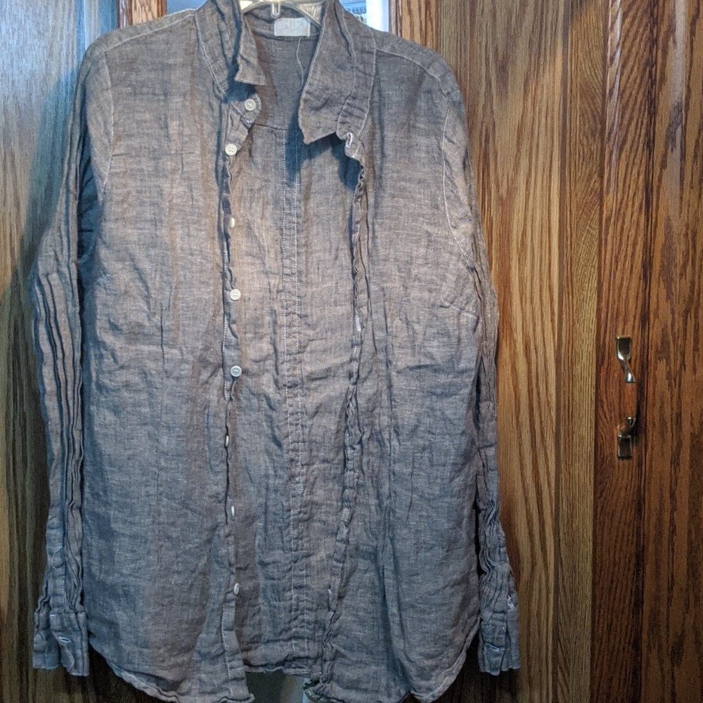100% linen top